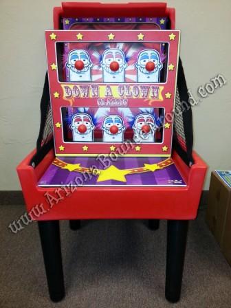 Down a clown Carnival game rentals in Phoenix AZ